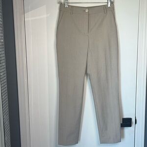 Size 4 regular stretch ankle office pant tan pink Express
